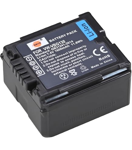 Battery for Panasonic HDC-SD1, HDC-SD3, HDC-SD5, HDC-SD9, HDC-SD10
